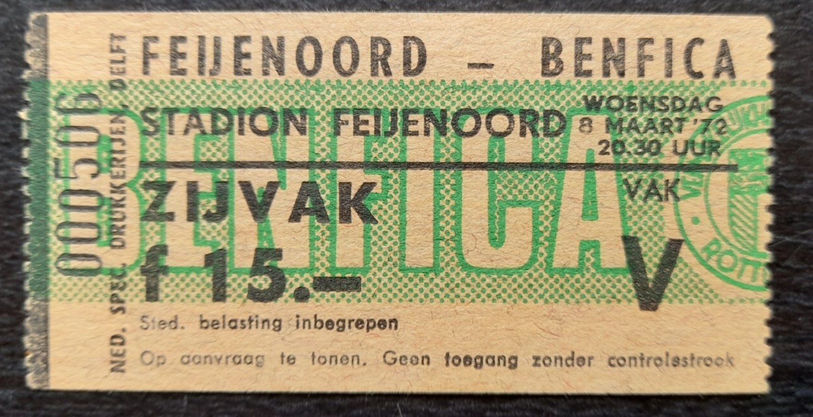 Toegangskaart Feyenoord – Benfica