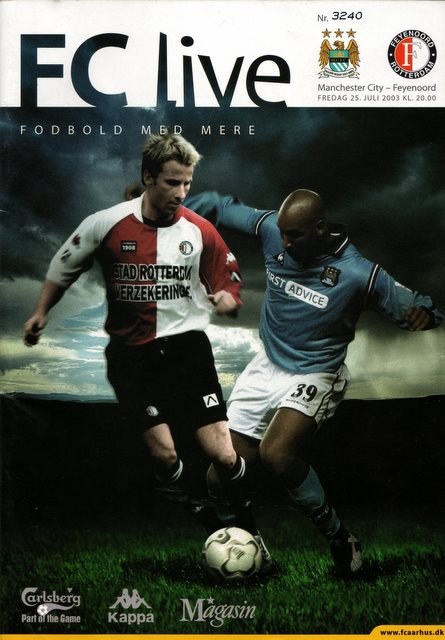 Programmaboekje Feyenoord – Manchester City