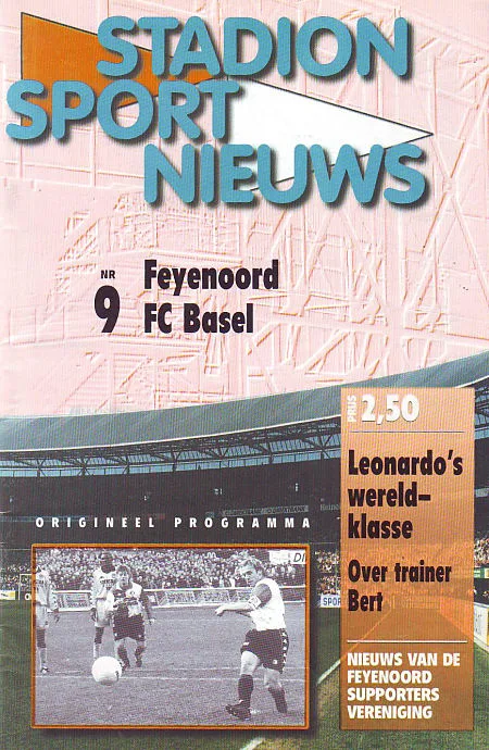 Programmaboekje Feyenoord – FC Basel