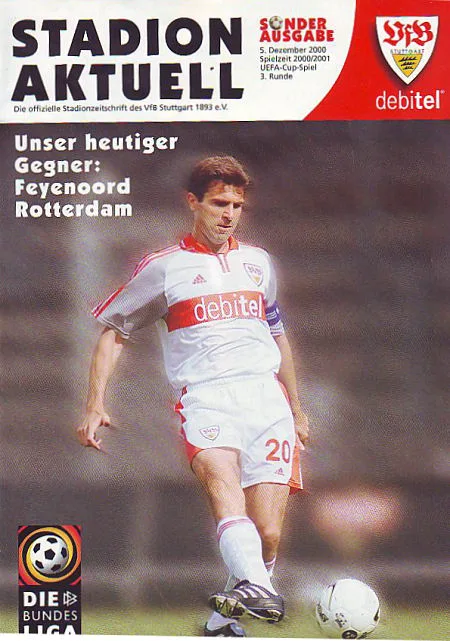 Programmaboekje VfB Stuttgart – Feyenoord