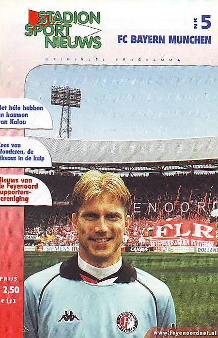 Programmaboekje Feyenoord – Bayern München