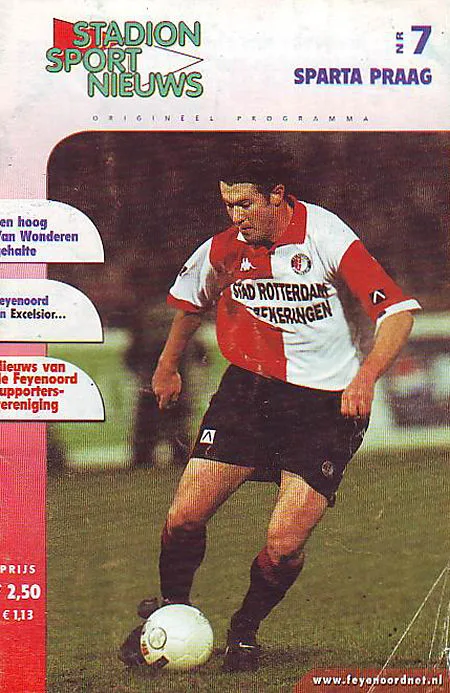 Programmaboekje Feyenoord – Sparta Praag