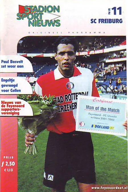 Programmaboekje Feyenoord – SC Freiburg