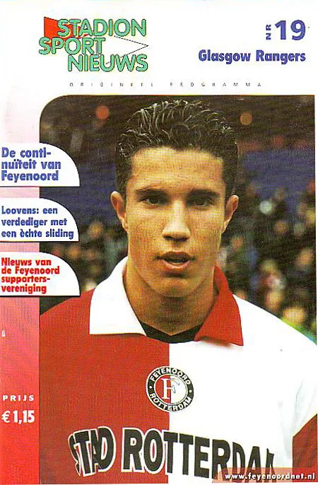 Programmaboekje Feyenoord – Glasgow Rangers