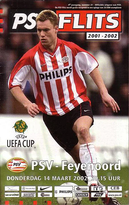 Programmaboekje PSV – Feyenoord