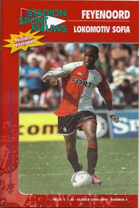 Programmaboekje Feyenoord – Lokomotiv Sofia