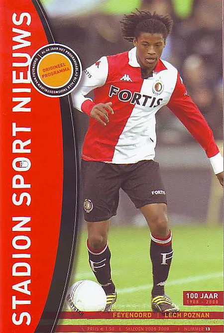 Programmaboekje Feyenoord – Lech Poznan