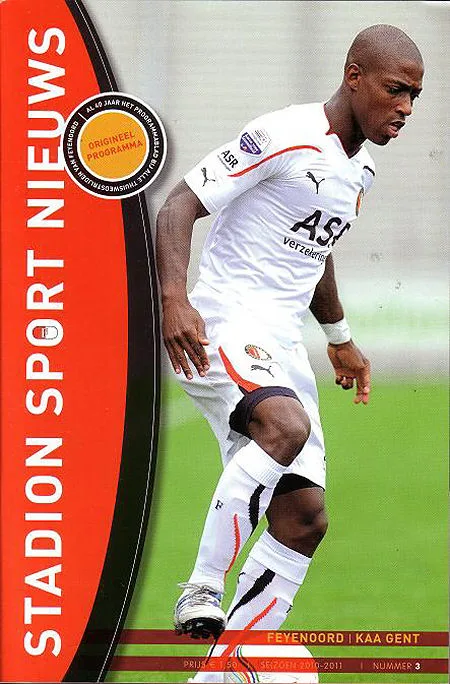 Programmaboekje Feyenoord – KAA Gent