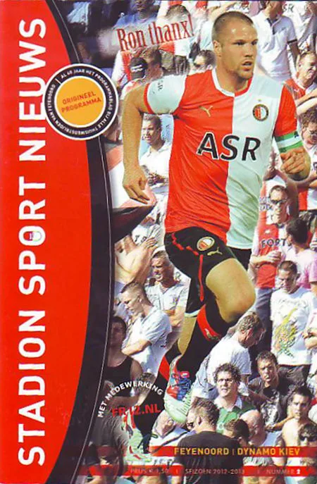 Programmaboekje Feyenoord – Dinamo Kiev