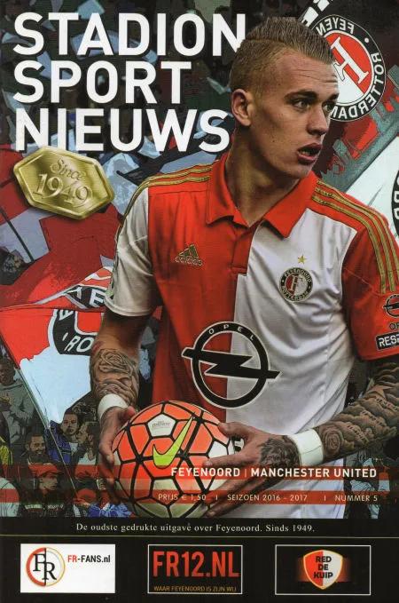 Programmaboekje Feyenoord – Manchester United