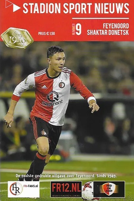 Programmaboekje Feyenoord – Shakhtar Donetsk