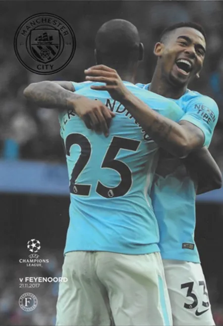 Programmaboekje Manchester City – Feyenoord