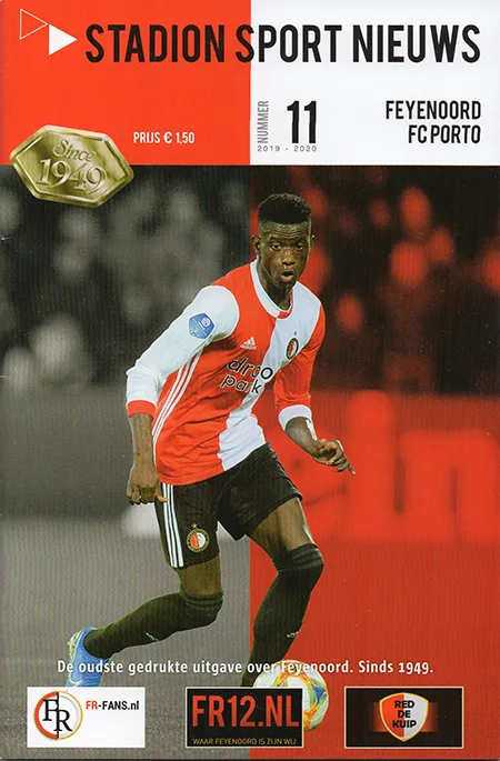 Programmaboekje Feyenoord – FC Porto