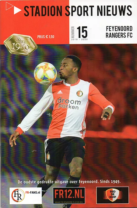 Programmaboekje Feyenoord – Glasgow Rangers