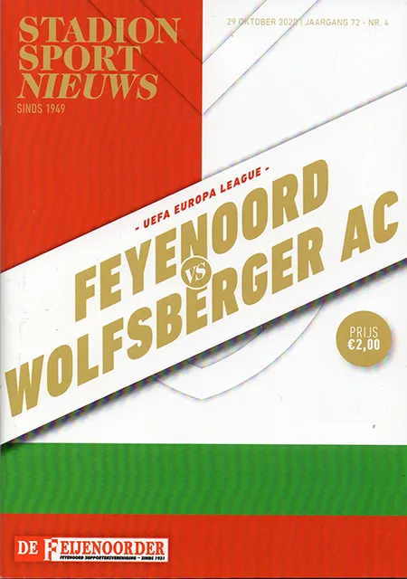 Programmaboekje Feyenoord – Wolfsberger AC