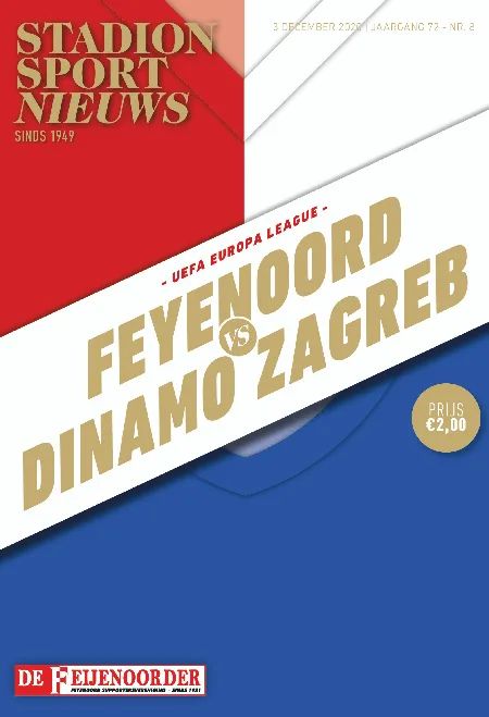 Programmaboekje Feyenoord – Dinamo Zagreb