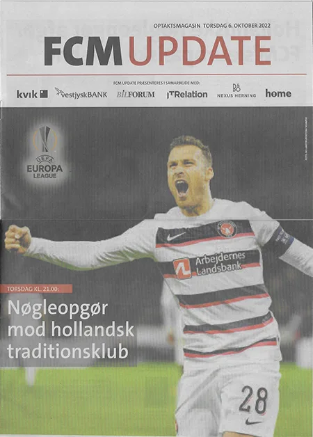 Programmaboekje FC Midtjylland – Feyenoord