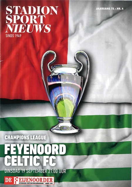 Programmaboekje Feyenoord – Celtic