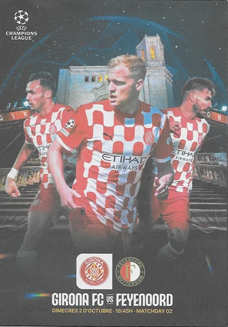 Programmaboekje Girona – Feyenoord