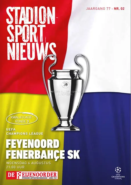 Programmaboekje Feyenoord – Fenerbahçe