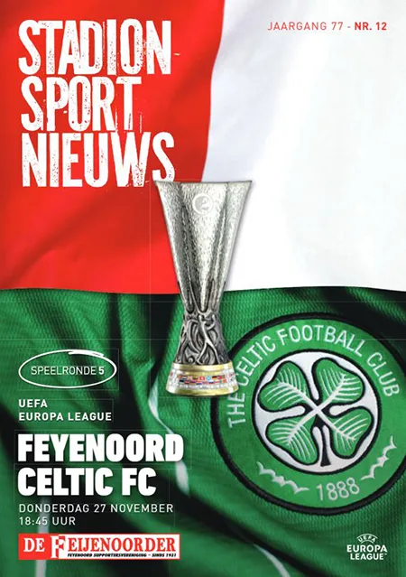 Programmaboekje Feyenoord – Celtic