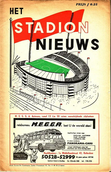 Programmaboekje Feyenoord – Servette FC