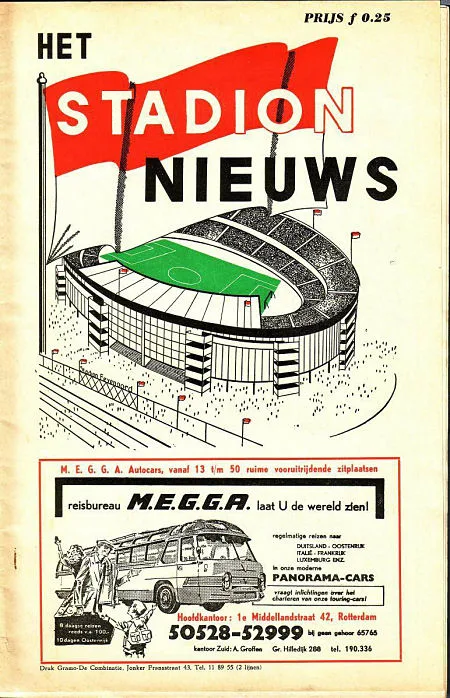 Programmaboekje Feyenoord – Benfica