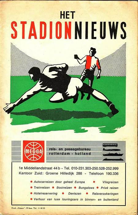 Programmaboekje Feyenoord – Newcastle United
