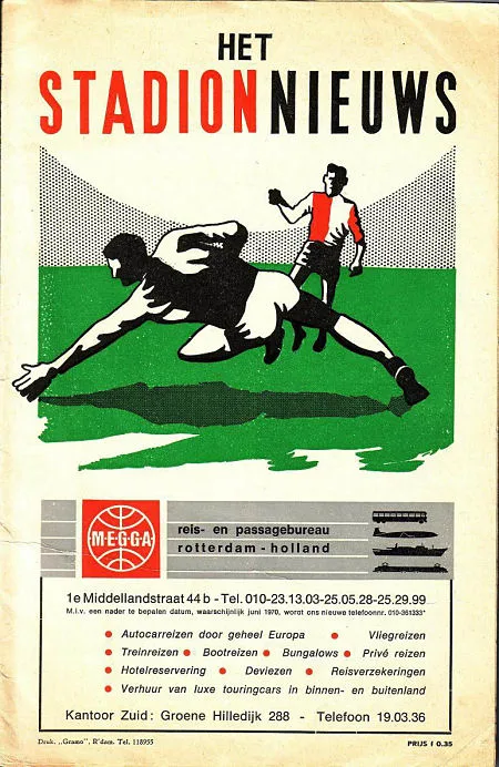 Programmaboekje Feyenoord – KR Reykjavik