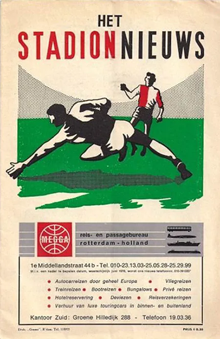Programmaboekje Feyenoord – AC Milan