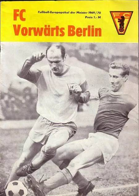 Programmaboekje FC Vorwarts – Feyenoord
