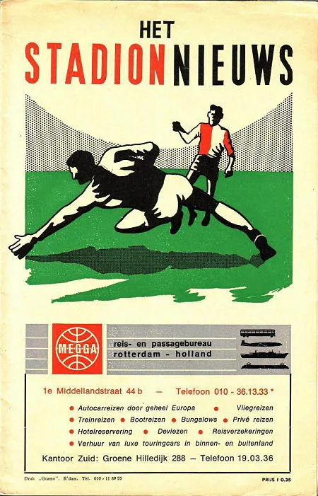 Programmaboekje Feyenoord – UT Arad