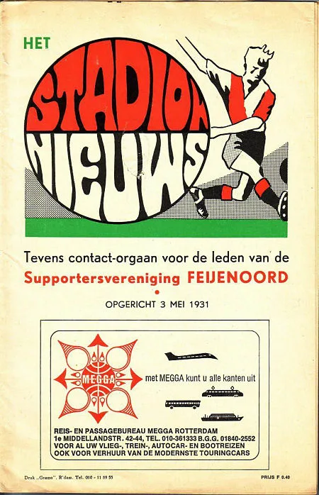 Programmaboekje Feyenoord – Dinamo Boekarest