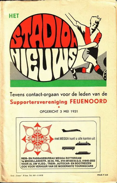 Programmaboekje Feyenoord – Benfica