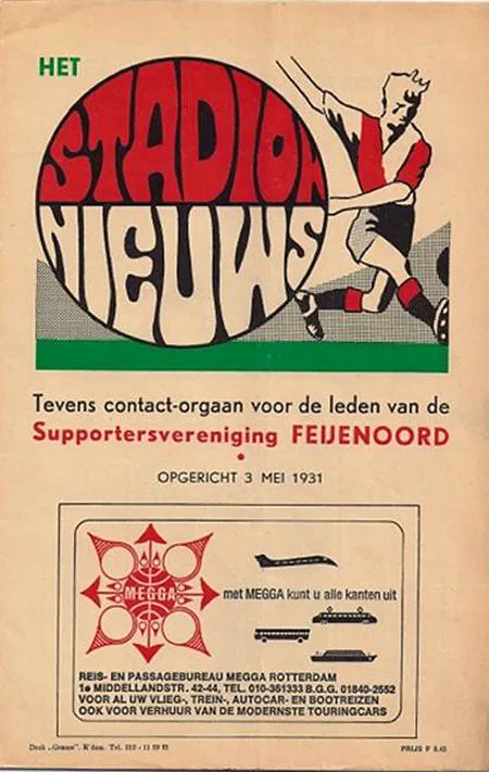 Programmaboekje Feyenoord – US Rumelange