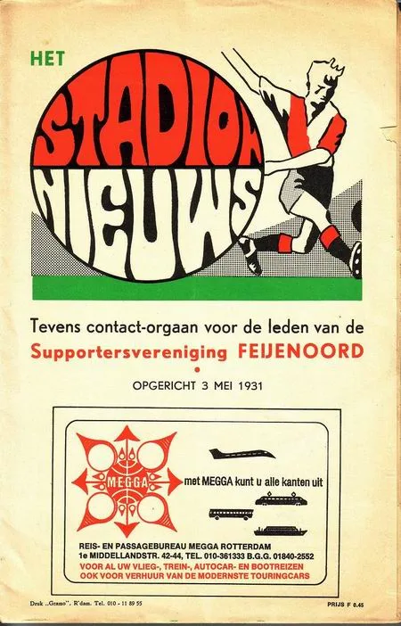 Programmaboekje Feyenoord – Ruch Chorzow