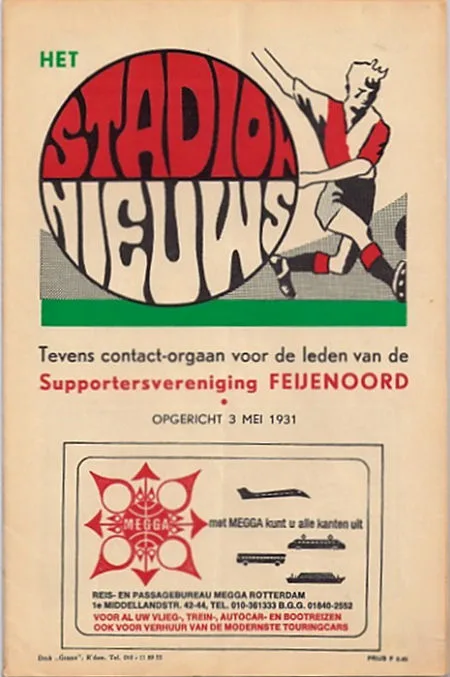 Programmaboekje Feyenoord – VfB Stuttgart