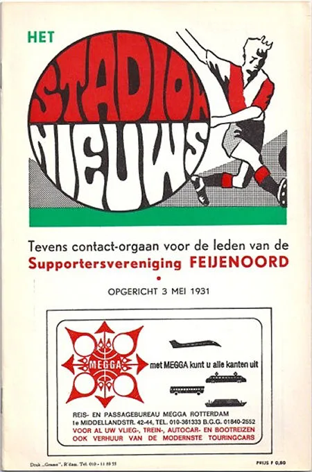 Programmaboekje Feyenoord – Tottenham Hotspur