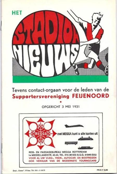 Programmaboekje Feyenoord – Coleraine