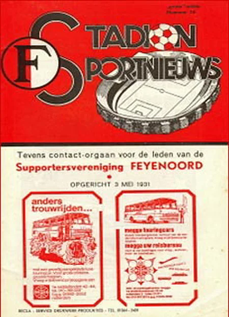 Programmaboekje Feyenoord – RWD Molenbeek