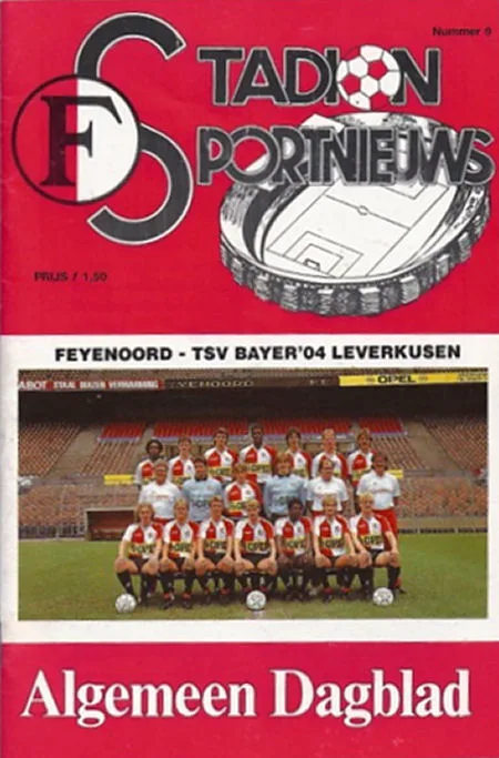 Programmaboekje Feyenoord – Bayer Leverkusen