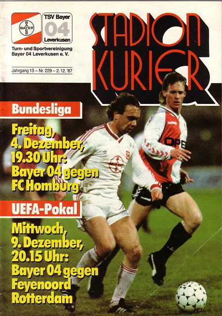 Programmaboekje Bayer Leverkusen – Feyenoord