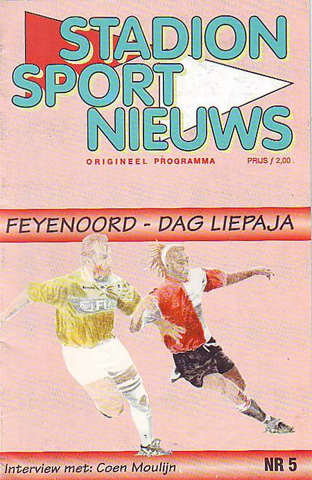 Programmaboekje Feyenoord – DAG Liepaja