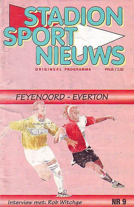 Programmaboekje Feyenoord – Everton