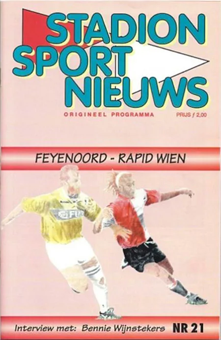 Programmaboekje Feyenoord – Rapid Wien