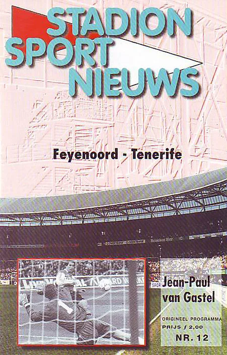 Programmaboekje Feyenoord – Tenerife