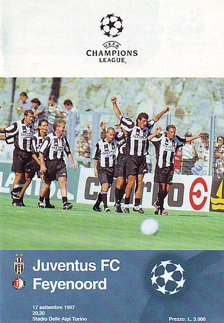 Programmaboekje Juventus – Feyenoord