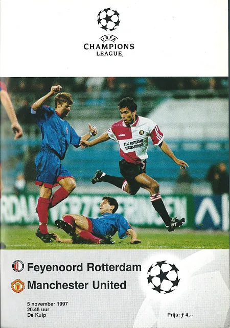 Programmaboekje Feyenoord – Manchester United