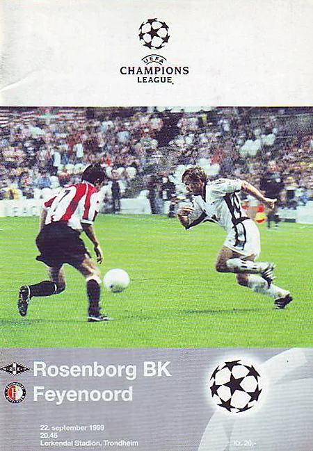 Programmaboekje Rosenborg BK – Feyenoord