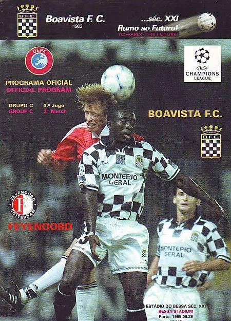 Programmaboekje Boavista – Feyenoord